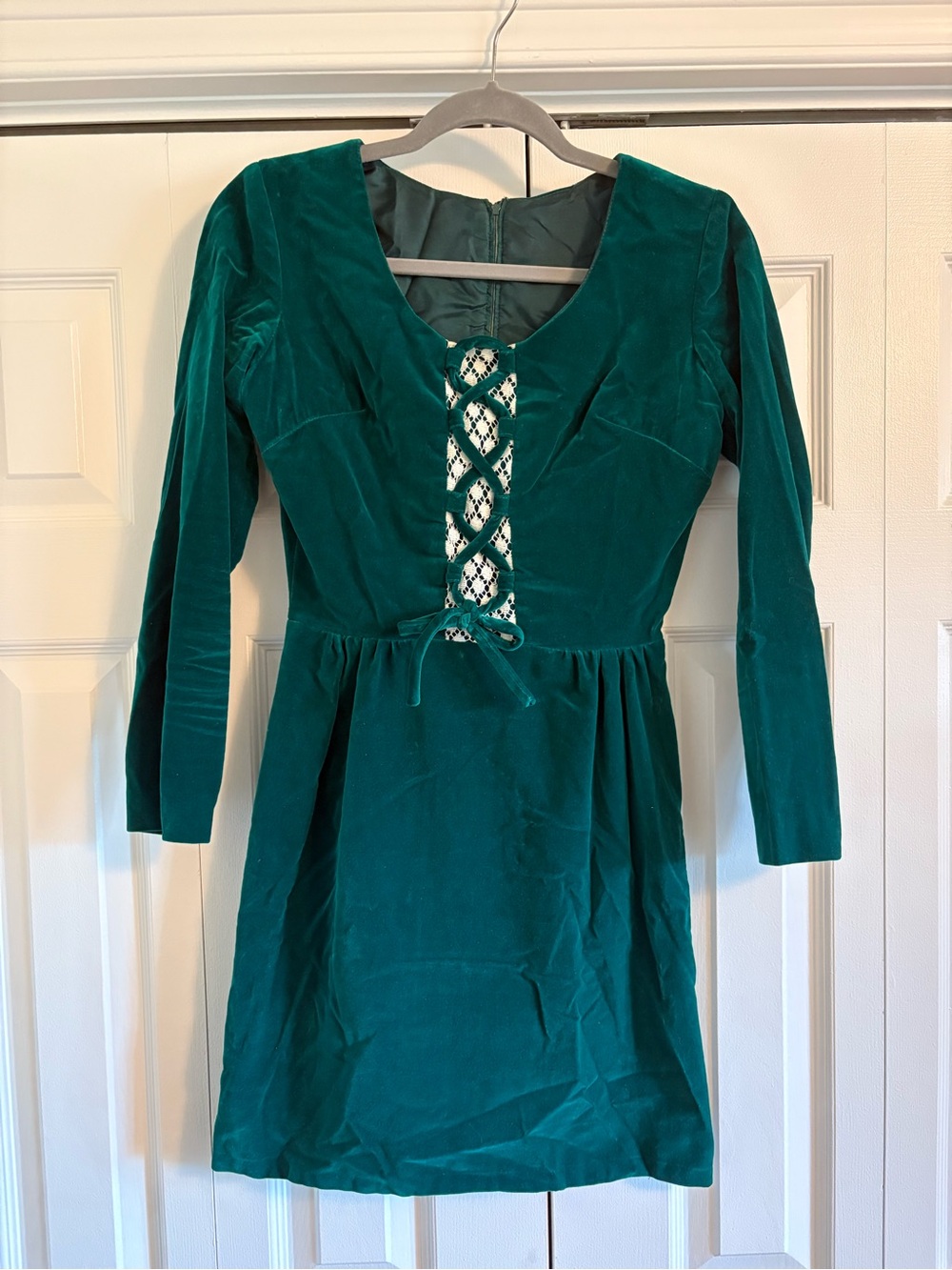 Vintage velvet dress - medieval revival